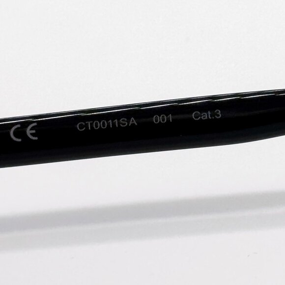 NEW CARTIER CT0011SA 001 BLACK UNISEX SUNGLASSES CARTIER